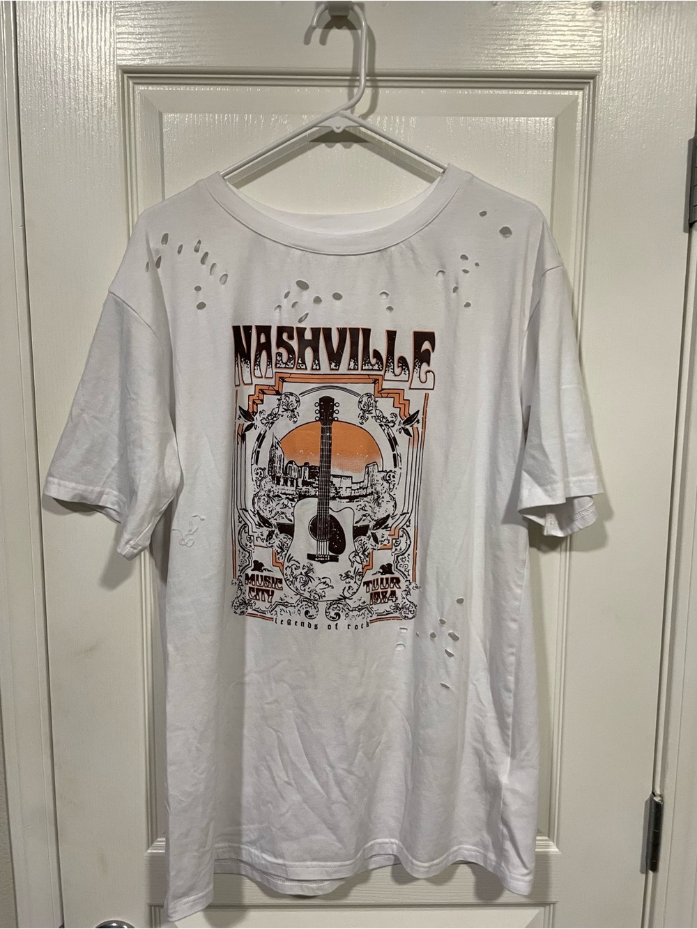 Nashville Graphic Short Sleeve Tee - White